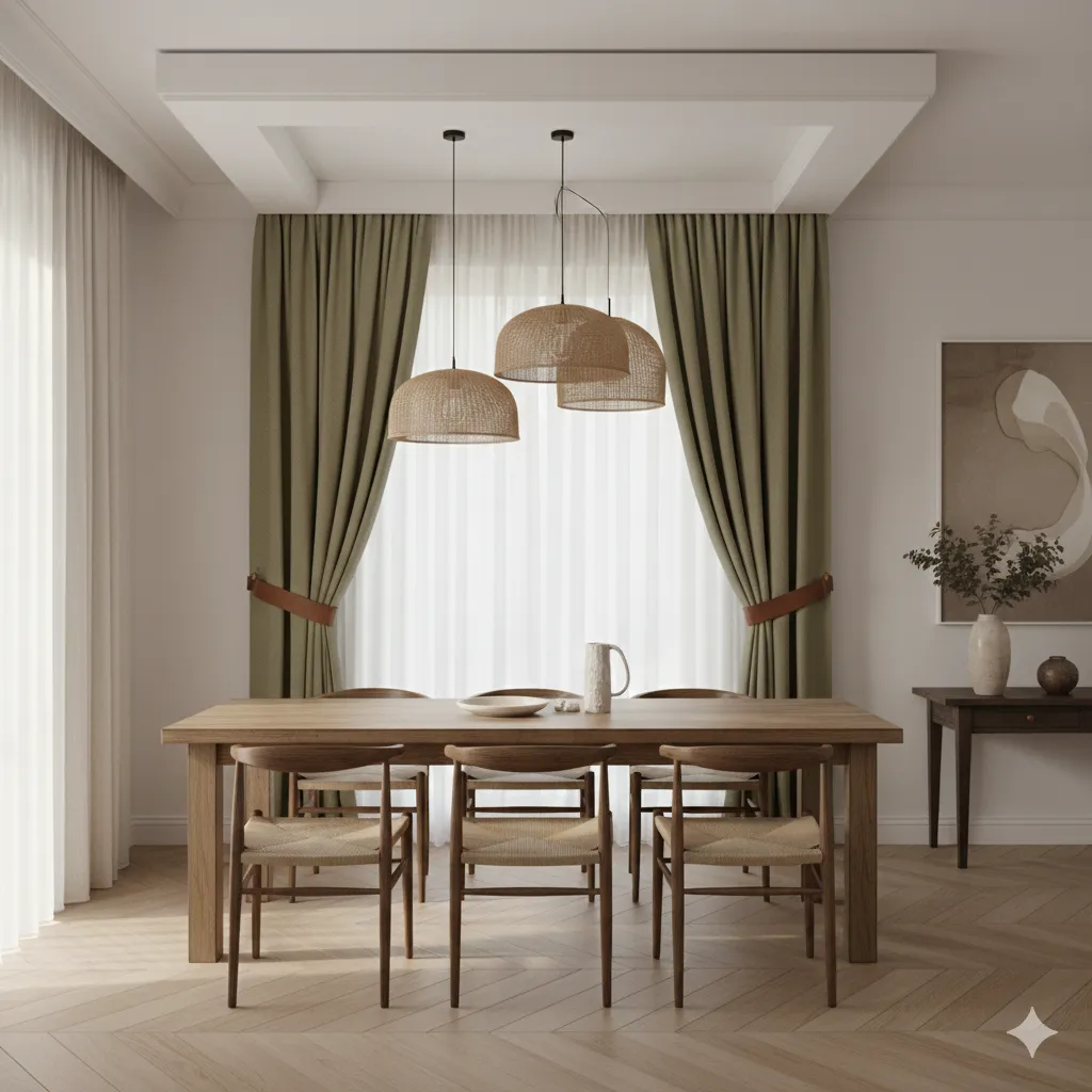 Ruokailuhuoneen verhosuunnittelu